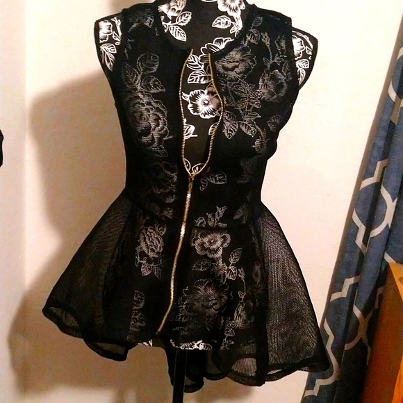 Blush Dresses & Skirts - Blush Fishnet Goth, Rock, Mesh Dress